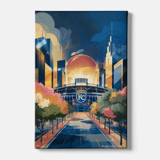 Kansas City Royals Championship - Canvas Wall Art
