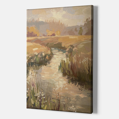 Springfield Scenic River View - Canvas Wall Art Indoor
