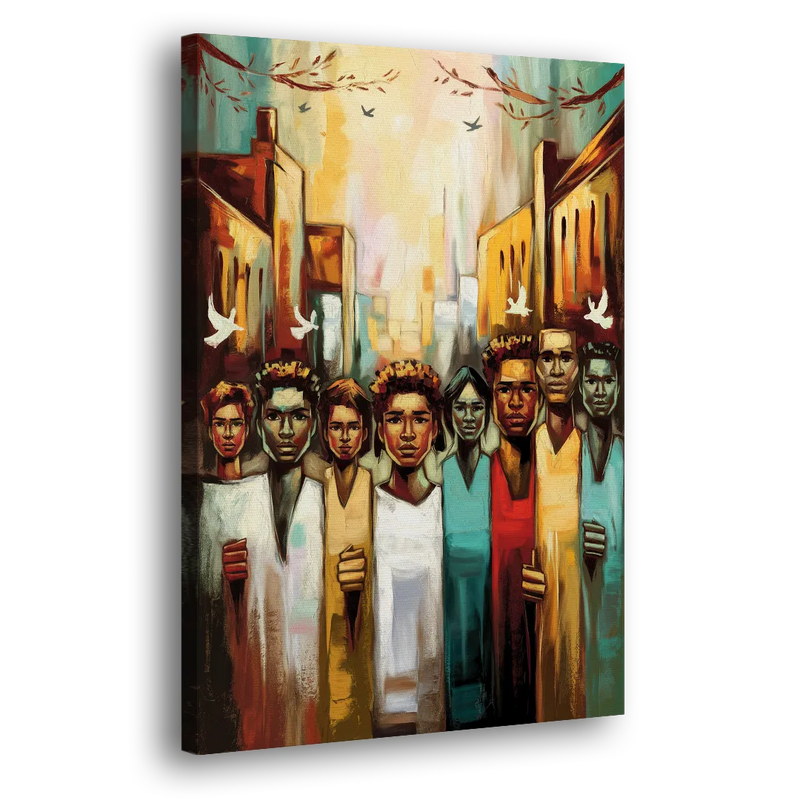 Birmingham Civil Rights District - Canvas Print Art Sides