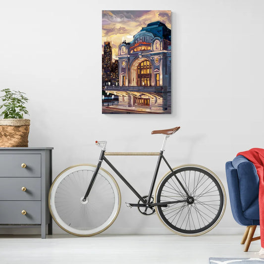 Kansas City Union Station - Canvas Wall Art Living Room