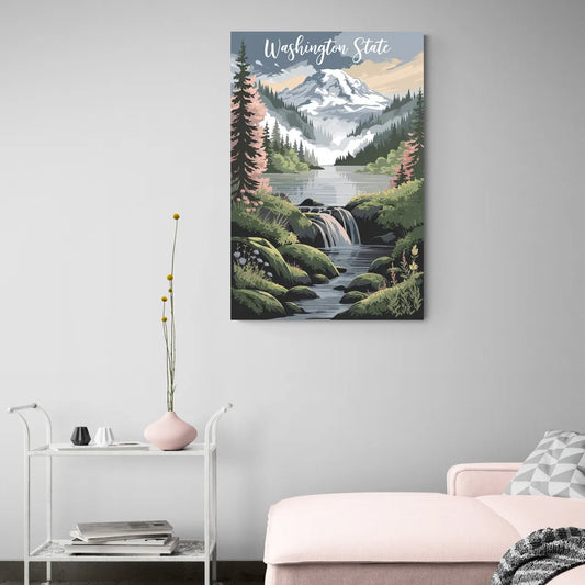 Washington State Nature Scenes - Canvas Wall Art Living Room