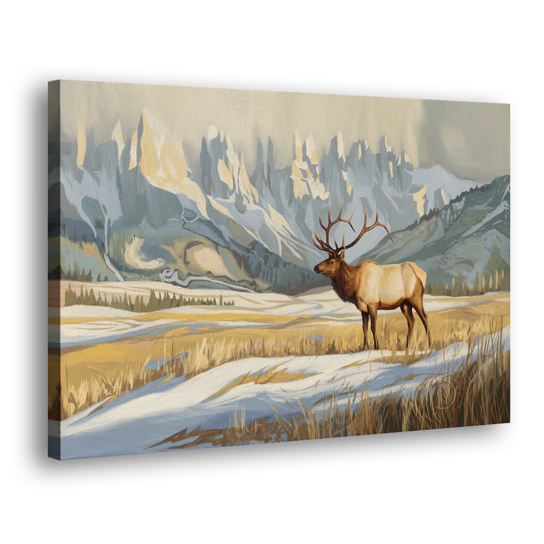 Jackson Hole Wildlife Serenade - Canvas Print Art Sides