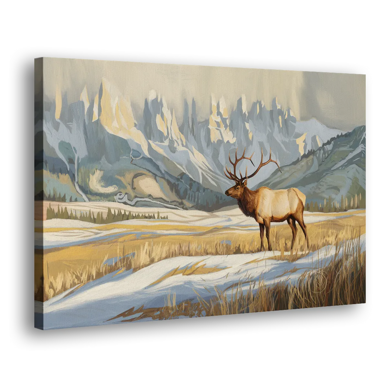 Jackson Hole Wildlife Serenade - Canvas Print Art Sides