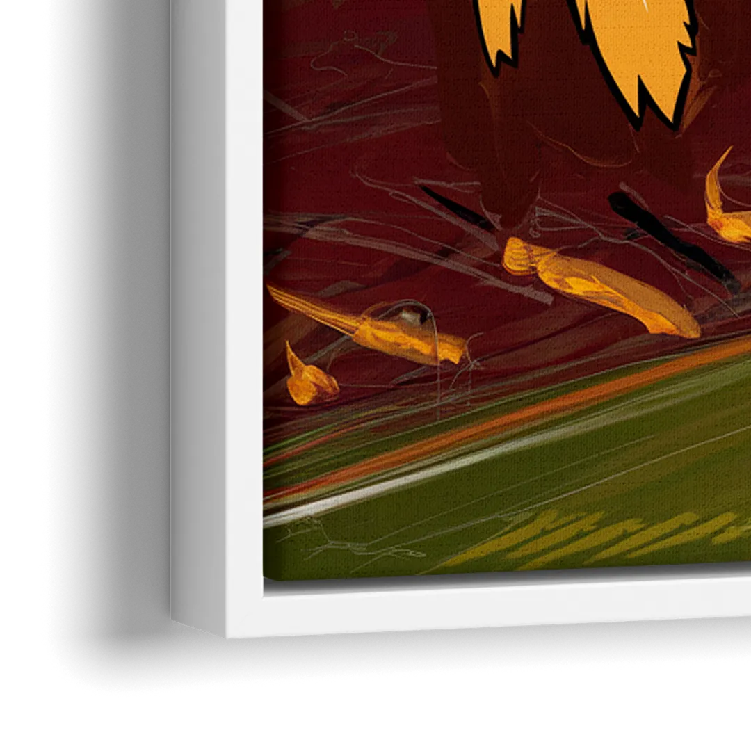 Washington Commanders Legacy - Close-Up White Frame Canvas