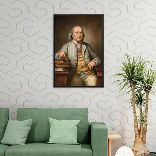 Franklin Cultural Heritage - Living Room Black Frame Canvas