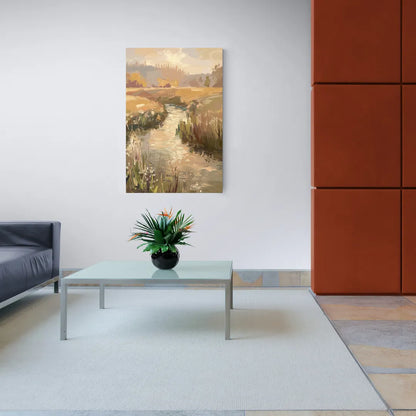 Springfield Scenic River View - Canvas Wall Art Living Room