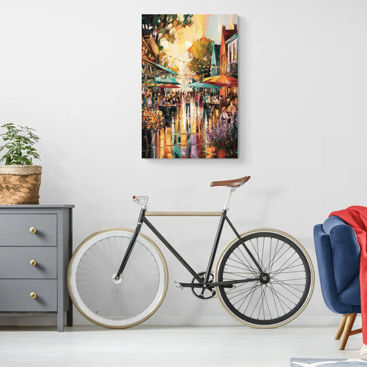 Madison Summer Festival Scene - Canvas Wall Art Living Room
