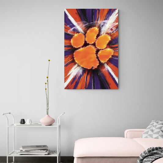 Greenville Clemson Tigers Pride - Canvas Wall Art Living Room