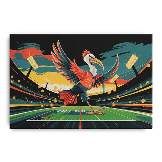 Miami Hurricanes Spirit - Canvas Wall Art