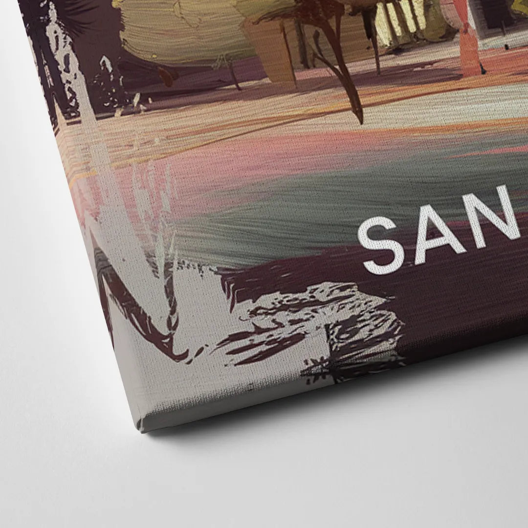 San Jose Architectural Beauty Canvas Close Up