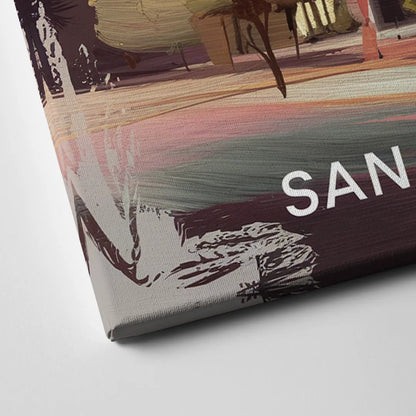 San Jose Architectural Beauty Canvas Close Up
