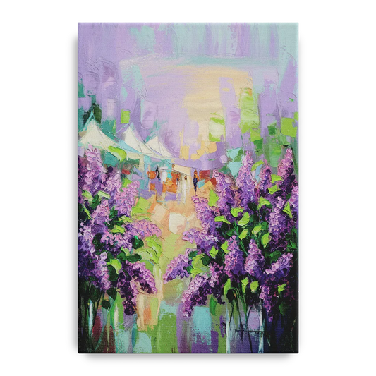 Rochester Lilac Festival Scene - Canvas Wall Art