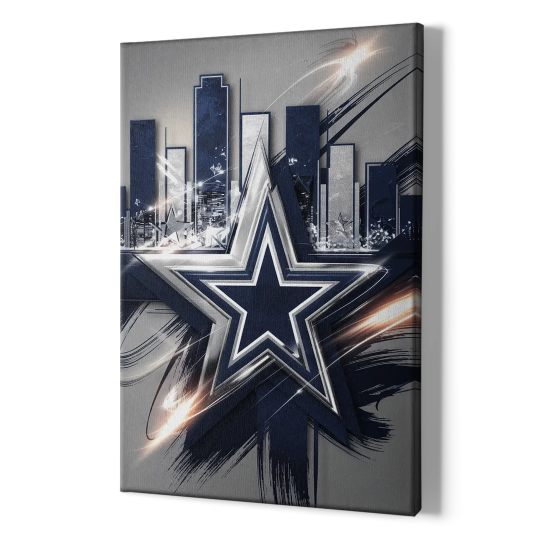 Dallas FC Team Spirit - Canvas Print Art Sides