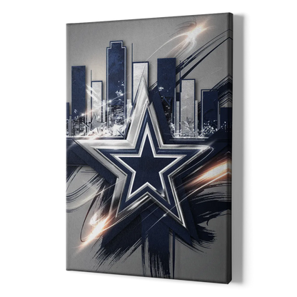 Dallas FC Team Spirit - Canvas Print Art Sides