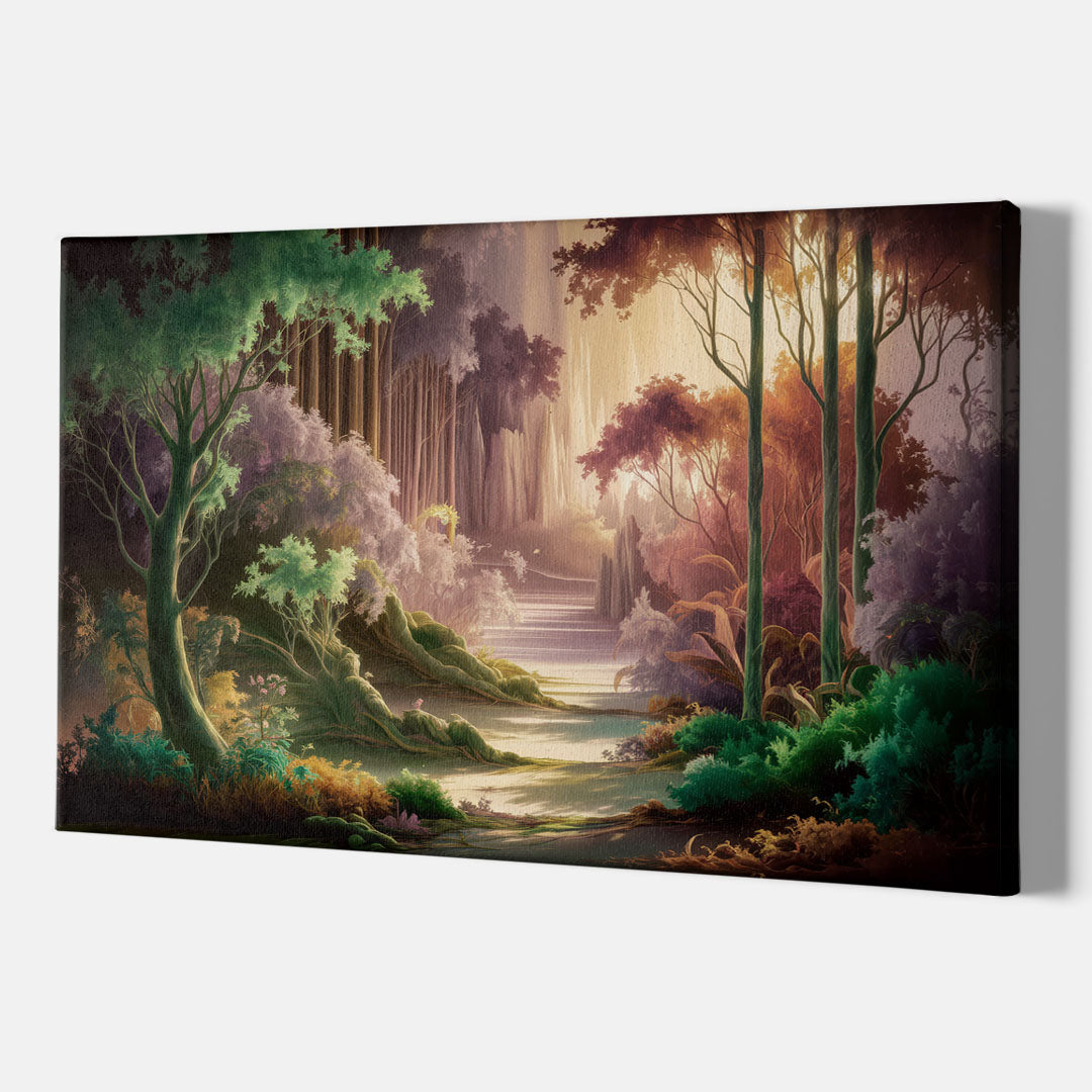 Eugene Forest Serenity - Canvas Wall Art Indoor