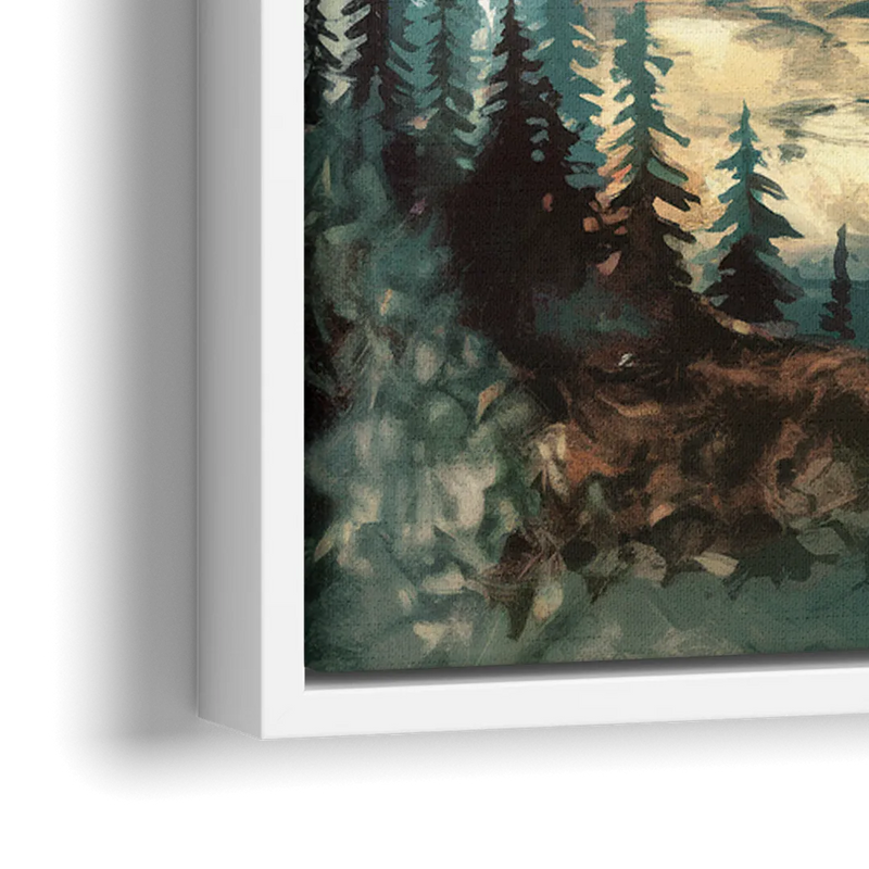 Burlington Captivating Landscapes - Close-Up White Frame Canvas