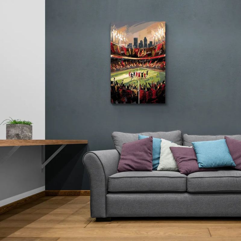 Atlanta United Team Celebration - Canvas Wall Art Living Room