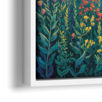 Niagara Botanical Gardens - Close-Up White Frame Canvas