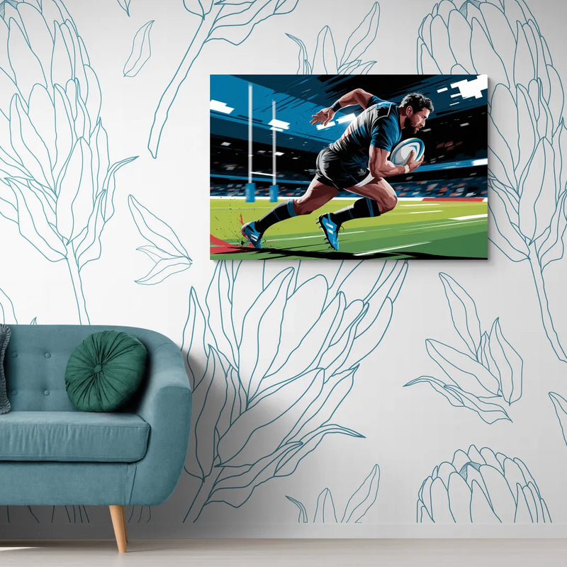 Dunedin Rugby Spirit - Canvas Wall Art Living Room