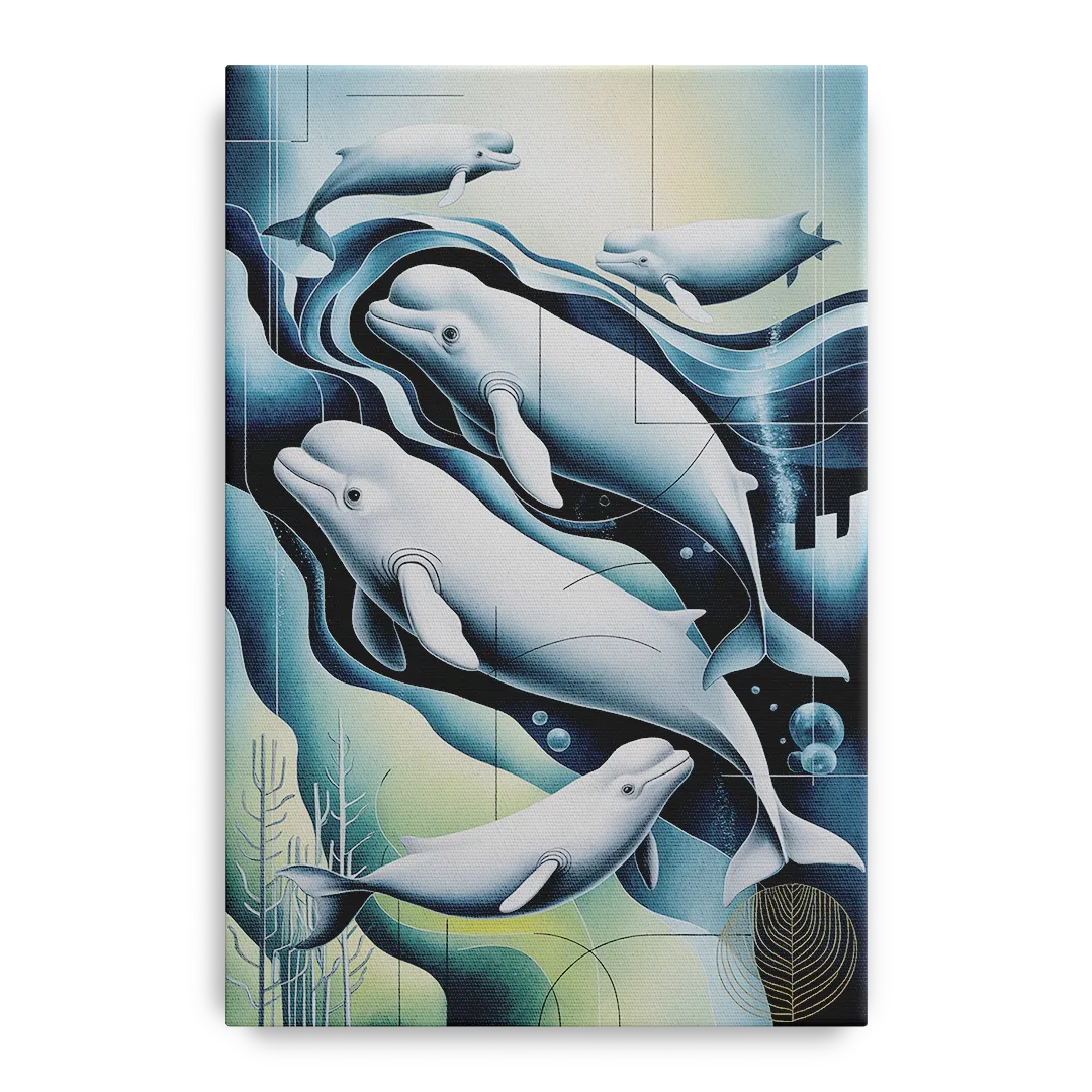 Beluga Waters - Canvas Wall Art
