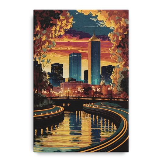 Oklahoma City Scenic Views - Canvas Wall Art