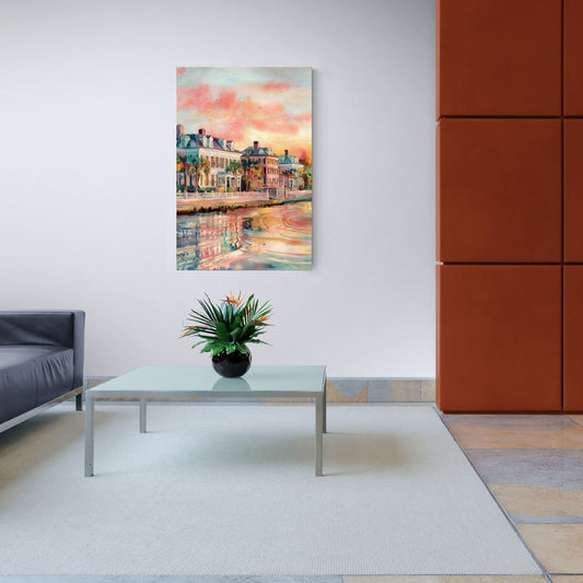 Charleston Battery District - Canvas Wall Art Living Room