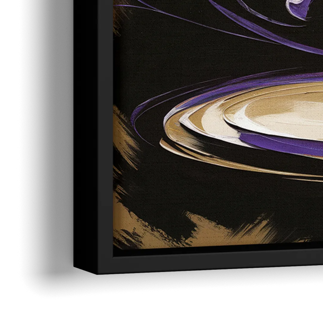 Fort Worth TCU Horned Frogs Pride - Close-Up Black Frame Canvas