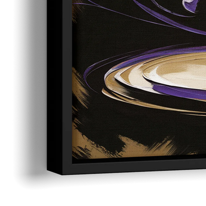 Fort Worth TCU Horned Frogs Pride - Close-Up Black Frame Canvas