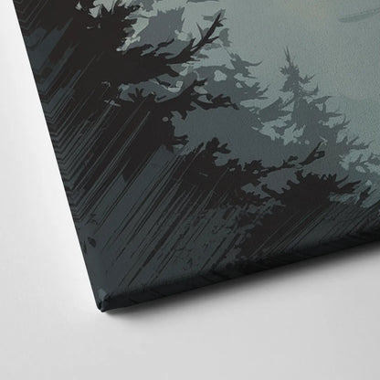 Sitka Misty Mountains Canvas Close Up