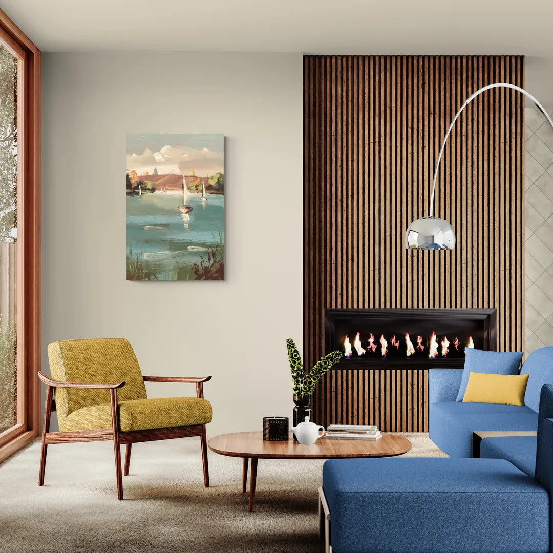 Madison Lake Mendota Serenity - Canvas Wall Art Living Room