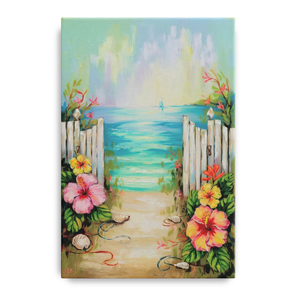 Key West Nautical Charm - Canvas Wall Art
