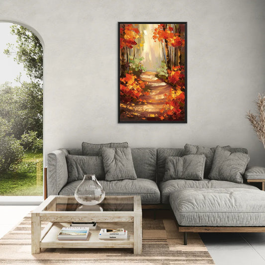 Greenville Nature Trails - Living Room Black Frame Canvas