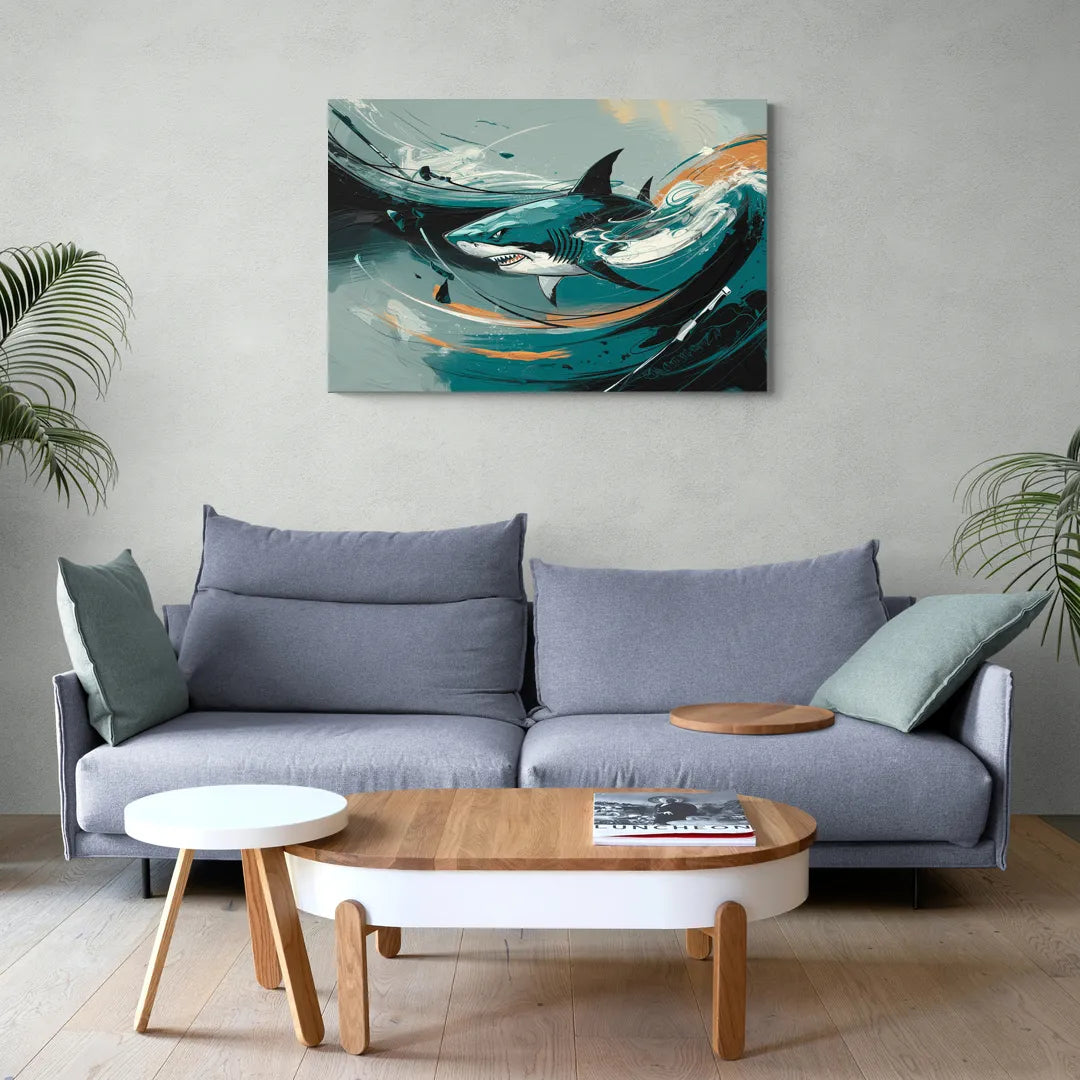 San Jose Sharks Pride - Canvas Wall Art Living Room