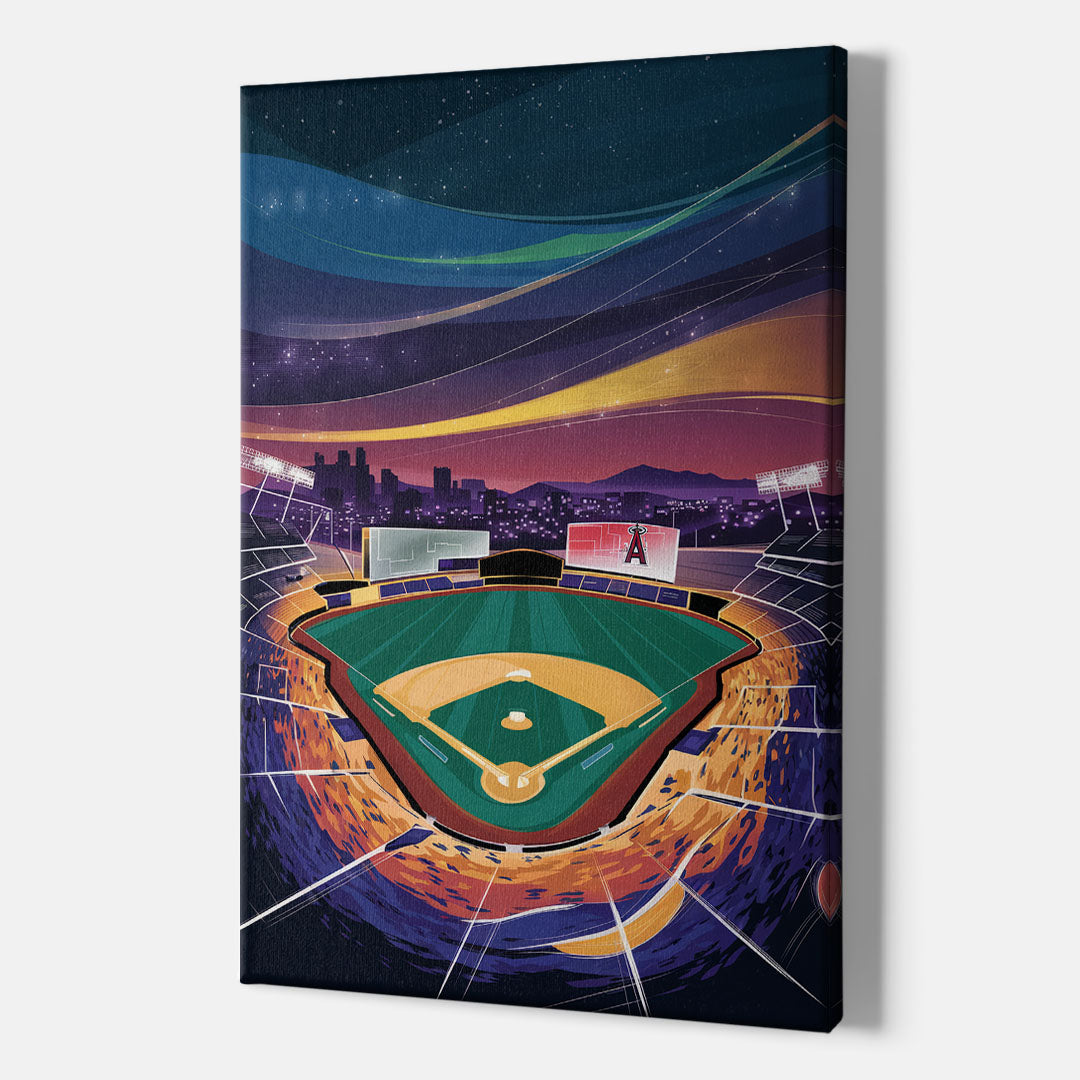 Anaheim Stadium Nights - Canvas Wall Art Indoor