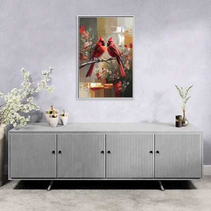 Springfield Cardinals Tribute - Living Room White Frame Canvas