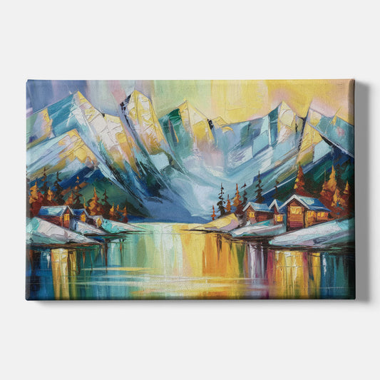 Anchorage Mountain Views - Canvas Wall Art