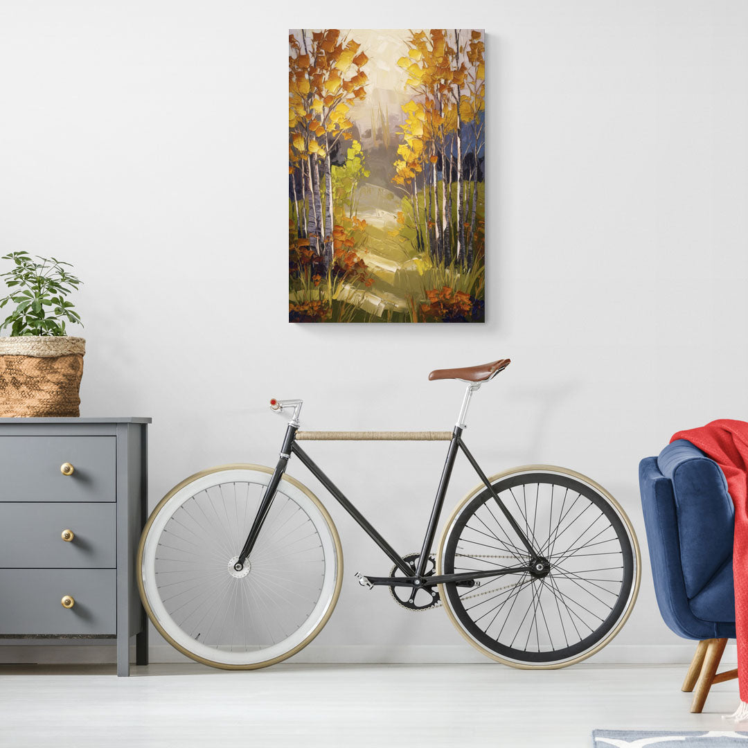 Breckenridge Aspen Forest Autumn - Canvas Wall Art Living Room