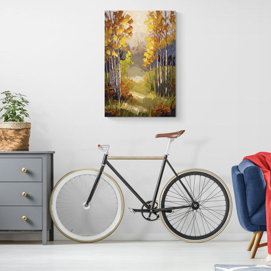 Breckenridge Aspen Forest Autumn - Canvas Wall Art Living Room