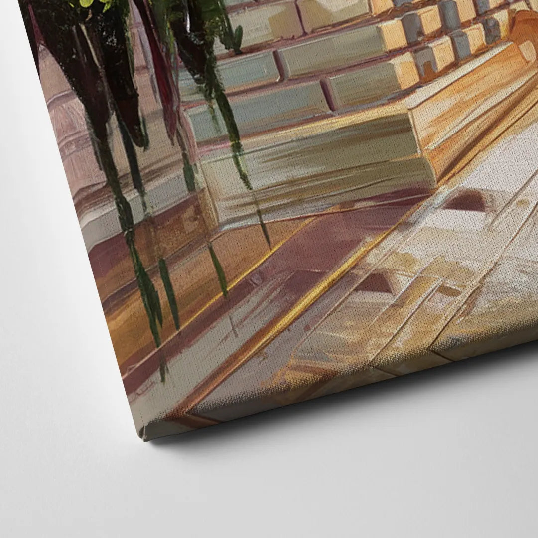 Greensboro Historic Architecture Canvas Close Up