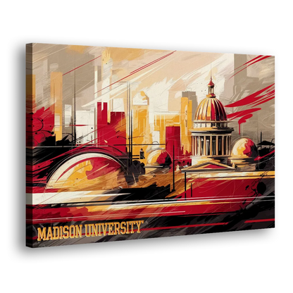 Madison University Spirit - Canvas Print Art Sides