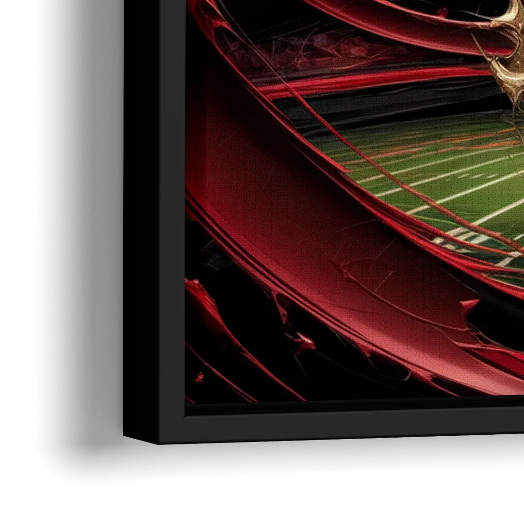 San Francisco 49Ers Team Pride - Close-Up Black Frame Canvas