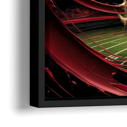 San Francisco 49Ers Team Pride - Close-Up Black Frame Canvas