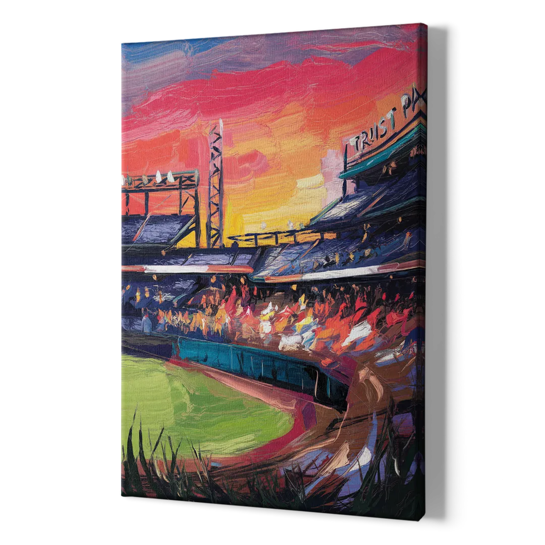 Atlanta Braves Photography Print - Canvas Print Art Sides