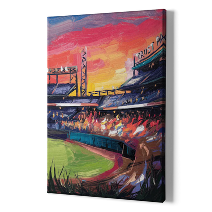 Atlanta Braves Photography Print - Canvas Print Art Sides