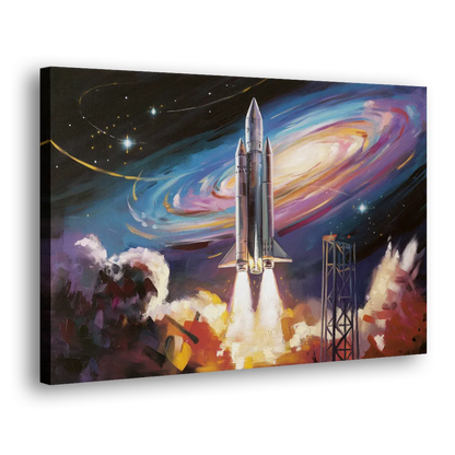 Huntsville Space Center Tribute - Canvas Print Art Sides