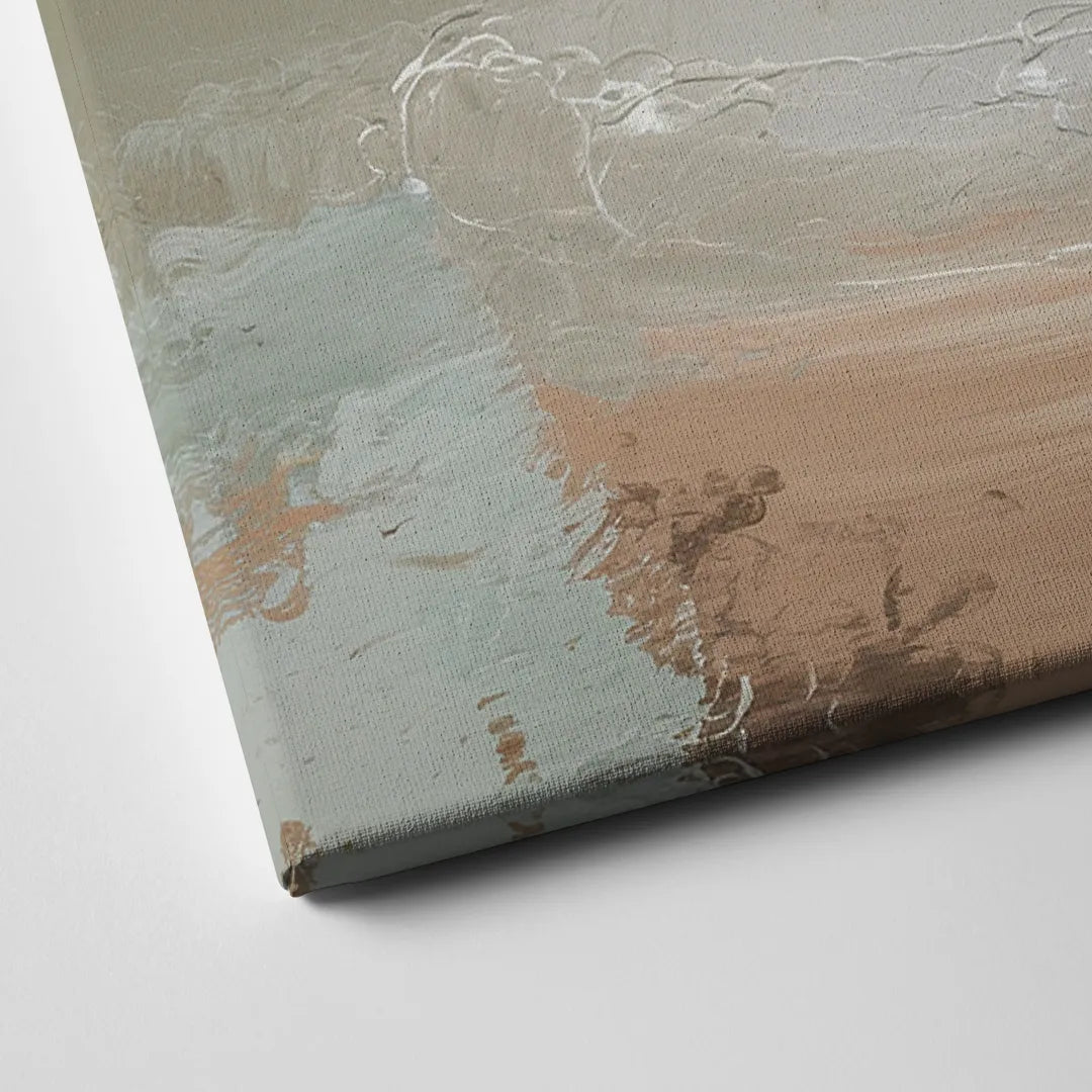 Seaside Blue Horizon Canvas Close Up