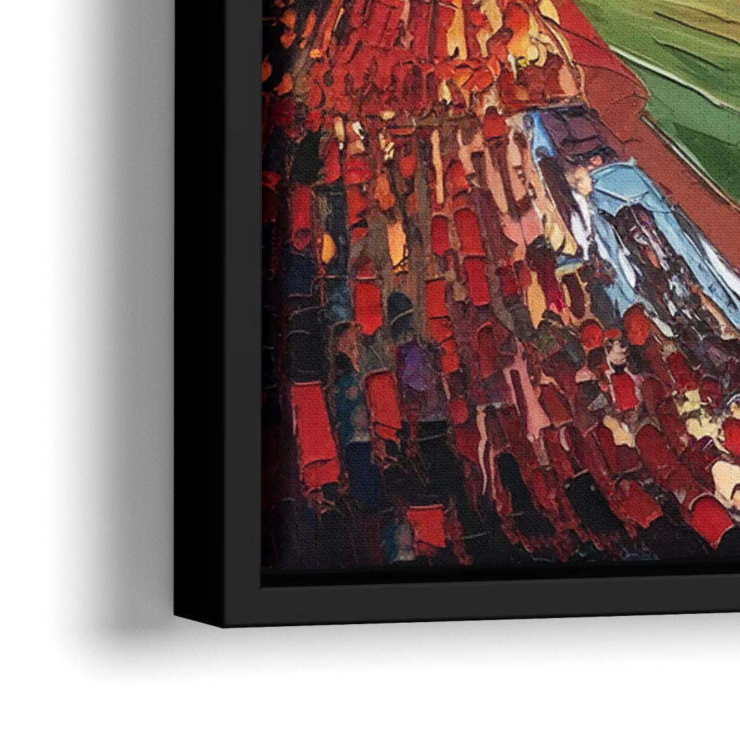 St. Louis Cardinals Stadium - Close-Up Black Frame Canvas