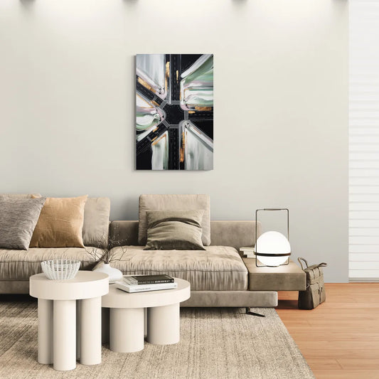 Irving Urban Streets - Canvas Wall Art Living Room