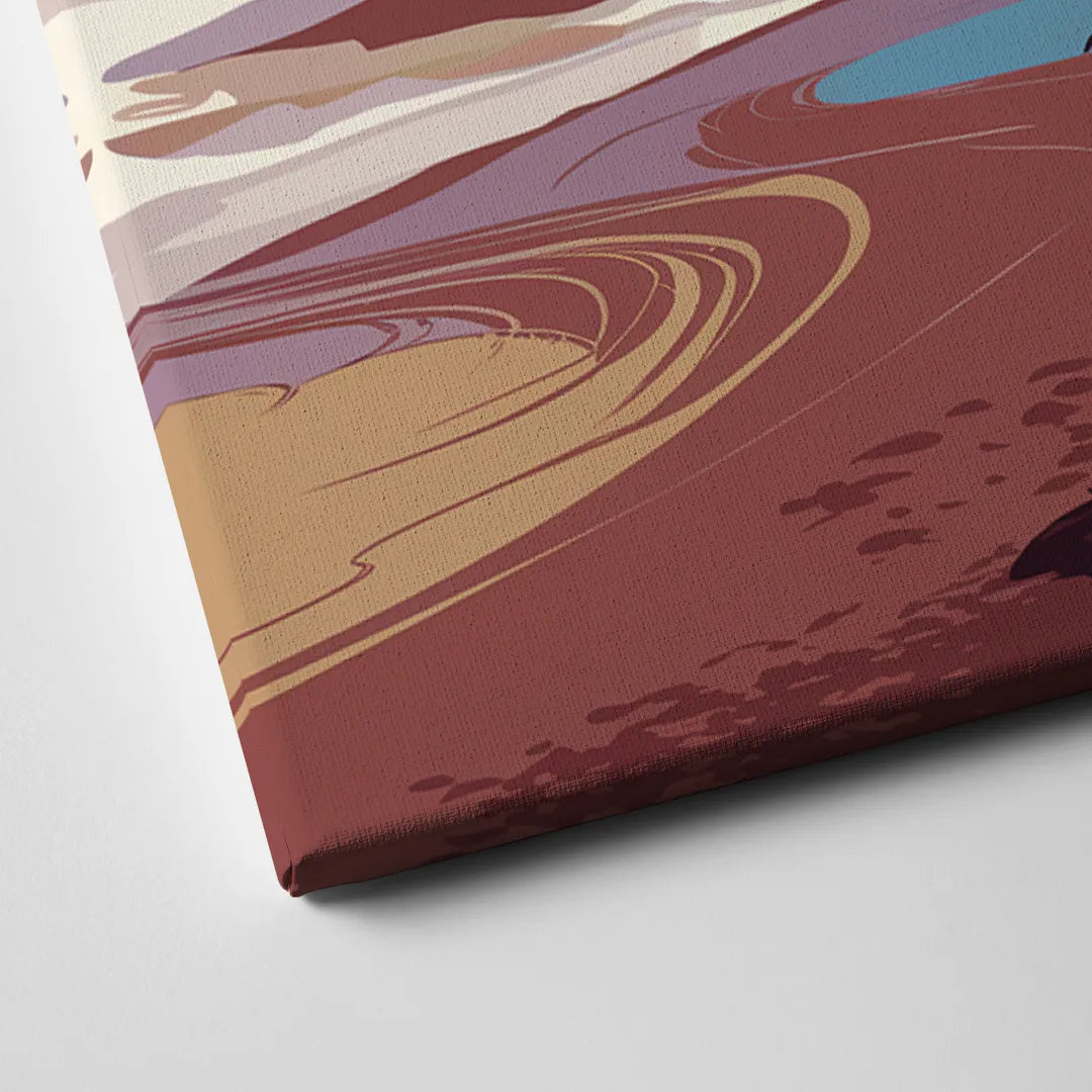 San Francisco Coastal Beauty Canvas Close Up