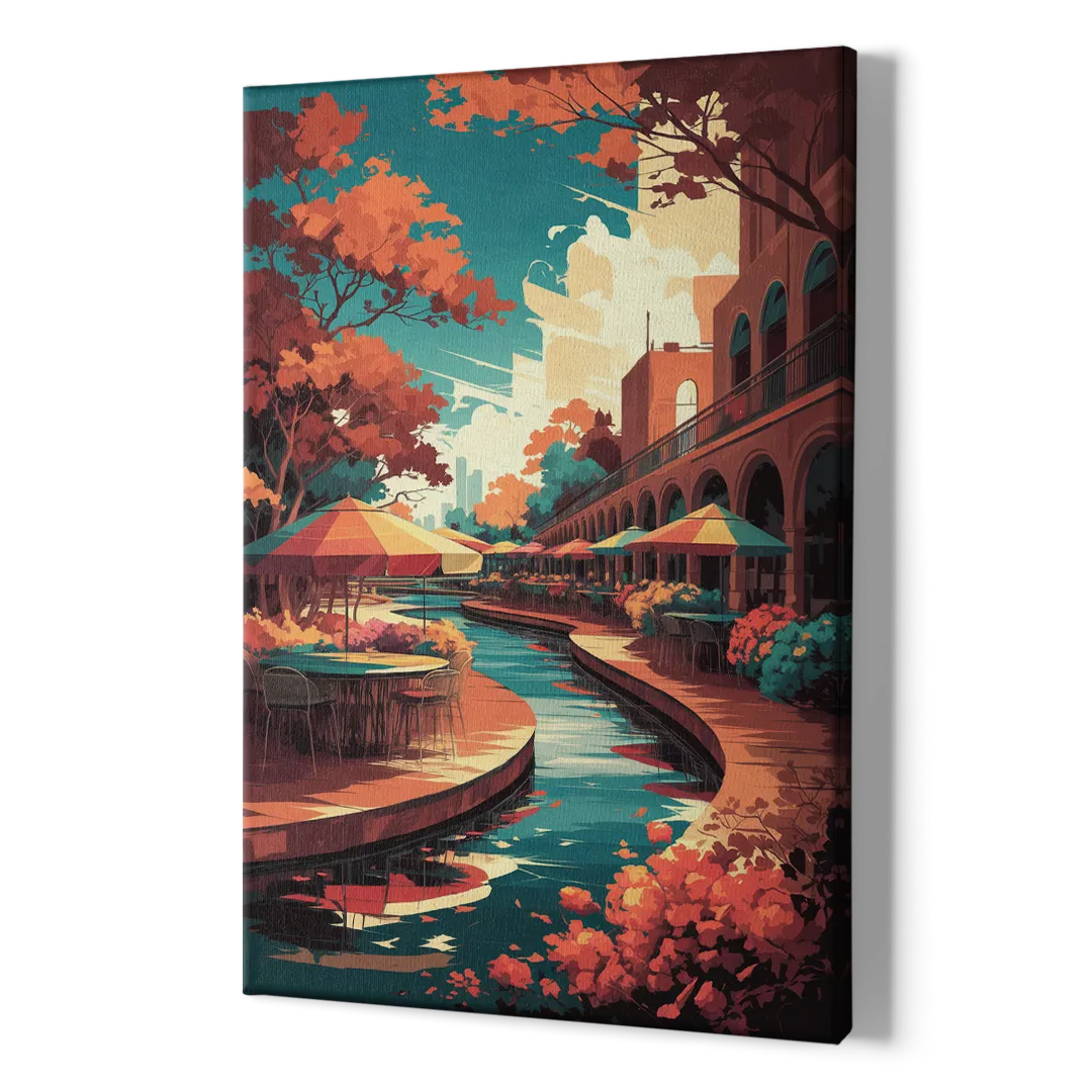 San Antonio Cultural Heritage - Canvas Print Art Sides